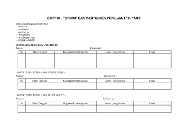 We did not find results for: Doc Contoh Format Dan Instrumen Penilaian Tk Paud Instrumen Penilaian Terdiri Dari Observasi Unjuk Kerja Hasil Karya Alex Sadipun Academia Edu