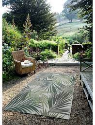 Outdoor teppich schwarz polypropylene 120x180 cm mit marokkanischem muster rechteckig kurzflor gartenausstattung gartenaccessoires terrasse balkon wohnzimmer. Garden Impressions Outdoor Teppich Naturalis Bxl 290 X 200 Cm Palm Leaf Grun Grau Braun Hagebau De