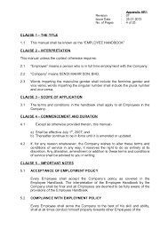 Often having an employee handbook isn't something most businesses think about until there's a what should be included in an employee handbook? Handbook Eng Version Rev2 Jan13