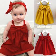 Bowknot Short Mini Vest Dress Toddler Kids Outfit Toddler Girl Outfits Baby Girl Summer Dresses Girls Dresses Summer