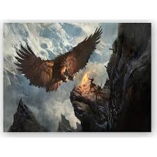 Kartal is a district of istanbul, turkey, located on the asian side of the city, on the coast of the marmara sea between maltepe and pendik. Caka Tablo Ahsap Tablo Dev Kartal Ve Kayaliktaki Savascilar Fiyati