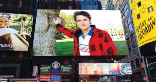 A billboard advertising dogecoin appeared on the popular times square street. New York Times Square Billboard Demands Release Of Silk Road Darknet Drug Trafficker Blockchain News