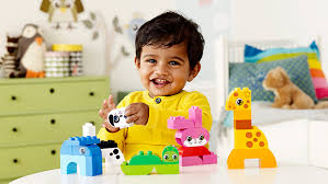 3 From Age 1 You Can Start Stacking Lego Duplo Bricks Together Or Look At Different Color Combinations It Probably Won T Be T Lego Friends Duplo Childish