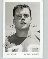 SAN DIEGO CHARGERS Football Player WALT SWEENEY. 1964 Press Photo US Sports 