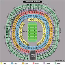 3p 6c95c4 In 14 New Qualcomm Stadium Seating Chart With Seat