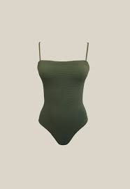 Army Green One Piece Swimsuit