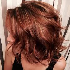 Layered dark brown hair with caramel highlights. Spice Up Your Life With These 50 Red Hair Color Ideas Hair Motive Hair Motive