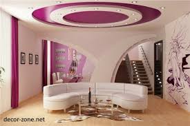 You can opt for pink floral patterns for a girl's bedroom and some bright shades for the living room. False Ceiling Designs For Living Room Photos Structure Lighting