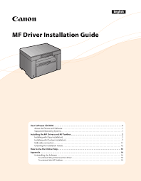 Sélectionnez le bon pilote compatible avec votre système d'exploitation. Canon Mf3010 Toolbox