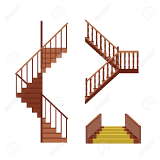 Creative designs architects and interiors. Cartoon Stairs Set Different Types Interior Concept Flat Design Royalty Free Cliparts Vectors And Stock Illustration Image 114670434