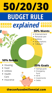 How To Actually Budget Using The 50 20 30 Guideline The Confused Millennial In 2020 Budgeting Money Plan Budgeting Money