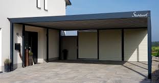 Carport Metall Anbau Wpc Meissen Stahl Anthrazit Modern Stahlzart Carport Metall Carport Stahlcarport