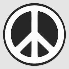 See more cool tattoo ideas. Simple Peace Sign Classic Round Sticker Zazzle Com Peace Sign Tattoos Peace Sign Images Peace Logo