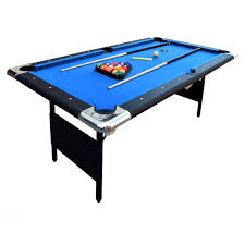 You can plan what table to buy by knowing your spending limits get the right table for your needs by shopping at a store with knowledgeable people, checking out the manufacturing specifications, and. Hathaway Fairmont Portable 6 Ft Pool Table For Families With Easy Folding For Storage Includes Balls Cues Chalk Walmart Com Walmart Com