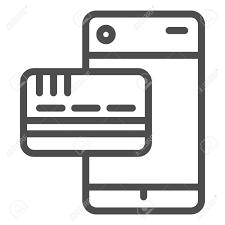 Png file svg file eps file cdr file. Credit Card On Phone Line Icon Mobile Pay Operation Payments Royalty Free Cliparts Vectors And Stock Illustration Image 142717467