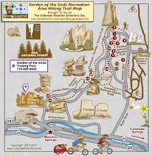 Here's a guide for exploring the trails and finding epic photography spots! Garden Of The Gods Hiking Trails Map Colorado Vacation Directory