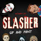 Halloween Sip and Paint: Slashers Themed event image