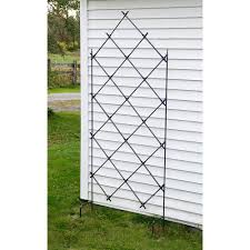 Free standing lattice trellis panels. Free Standing Lattice Garden Trellis Minuteman International Iron Trellis Lattice Trellis Metal Trellis