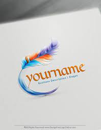 Design Your Own Feather Logo Ideas Online Pen Art Logo Maker Feather Logo Education Logo Design Cheap Logo Design
