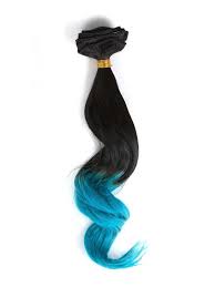 Hair extensions, 100% human / remy hair extensions on sale, free shipping worldwide. Clip In Hair Extensions Colorful Clip In Black To Bright Blue Colorful Ombre Hair Extensions Vge09014 Vivhair