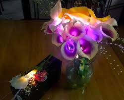 There are 17 white roses, each topped with a pink, white or blue raspberry button. Introduction Light Of Your Life Wedding Bouquet Adafruit Learning System