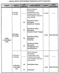 Tarikh pembayaran penjawat awam apa sahaja butiran jadual gaji yang keluar sepertimana yang diumumkan melalui pekeliling jabatan akauntan negara anm ia mesti. Jadual Waktu Tarikh Peperiksaan Pt3 2019 Online Pendidikanmalaysia Com
