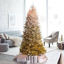 7 5ft Pre Lit Vintage Gold Ombre Spruce Christmas Tree Make It A Golden Holida Gold Christmas Tree Gold Christmas Decorations Gold Christmas Tree Decorations