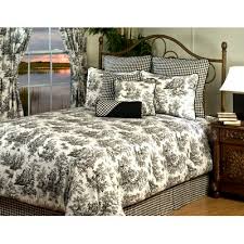 Black And White Toile Bedding King Size August Grove Karlyn Toile Comforter Set Farmhouse Bedding Sets Luxury Bedding