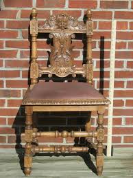 Victorian Carved Light Oak North Wind Chair Gothic Gargoyle 1800 S Wood Carving Furniture Light Oak How To Antique Wood