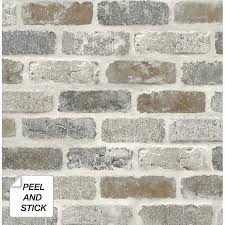 Here's our list of the best peel and stick wall paper manufacturers and designers out there, from etsy to whether you're a dog or a cat fan, chasing paper has you covered. Nextwall Washed Brick Peel And Stick Removable Wallpaper 20 5 In W X 18 Ft L Overstock 31053558