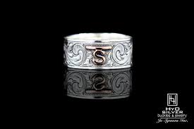 Custom Vintage Engraved Ring Bands Hyo Silver Silver Ring Designs Engraved Silver Ring Silver Engagement Rings