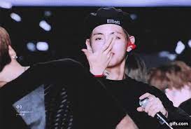 Before you disappear into the night, i take you into my eye s. Jungkook Blow Kiss Gif Bts Vkook Taehyung Blow Kiss Gif