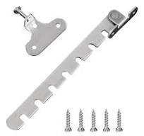 Jortmrd Limitatore Apertura Finestra in Acciaio Inox,Regolabile Ferma  Finestra a Leva Lunga a 7 Slot,Metallizzato Blocca Finestra Aperta con 5  Viti ...