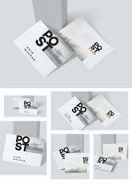7 X 5 One Page Post Card Mockup Psd Design Template Mockup Design Mockup