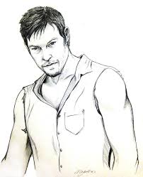 The walking dead main title (uncredited) written by bear mccreary performed by dominik hauser. Gallery For Daryl Dixon Drawing Daryl Dixon Zeichnen