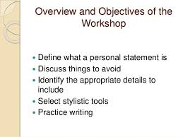 A great personal statement still needs a good cv. Things To Write In A Personal Statement For A Cv