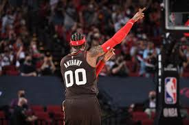 Official page of carmelo anthony. Carmelo Anthony A Finalist For Kareem Abdul Jabbar Social Justice Award Blazer S Edge