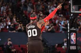 The forward's accuracy, particularly on. Carmelo Anthony A Finalist For Kareem Abdul Jabbar Social Justice Award Blazer S Edge