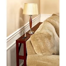 Skinny Sofa Table With Outlet For Phones And Laptops Modern Accent Table Walmart Com In 2020 Narrow Sofa Table Sofa Table Table Behind Couch