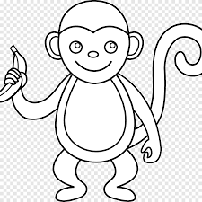 Zeichnen Von Affengrafiken Affe Tiere Schwarz Und Weiss Png Pngegg