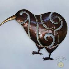 Iconic Nz Kiwi Bird Copper Indoor Outdoor Metal Wall Art Wall Decor 59cm New Outdoor Metal Wall Art Metal Wall Art Decorative Sculpture