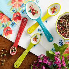 The Pioneer Woman Ceramic Measure Spoon, 4 Piece - Walmart.com - Walmart.com