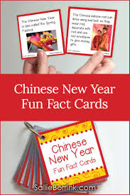 Chinese New Year Fun Fact Cards Chinese New Year Activities Chinese New Year Facts New Years Activities