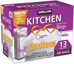 Atv, utv & motorcycle accessories; Kirkland Signature Flex Tech Drawstring Kitchen Trash Bags 13 Gallon 200 Bags Amazon De Drogerie Korperpflege