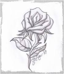 Resultado De Imagen Para Dibujos De Amor A Lapiz Faciles De Copiar Easy Pencil Drawings Dibujos De Corazones Dibujo De Rosa