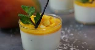 Panna Cotta Exotique Panna Cotta Coulis De Mangue Et Herve Cuisine