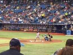 tropicana field section 121 home of tampa bay rays