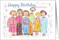 Funny happy birthday images free download: Birthday From All Of Us From Greeting Card Universe