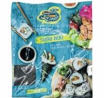 Blue Ocean Sushi Nori Seaweed Sheets Full Sheets 100 Sheets 280Gram(2-pack  Of 50 Full Sheets 140g) Organic Yaki Roasted Rolls Wraps 100% Natural Laver  ...