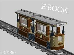 pdf bauanleitung fur ein modell aus lego steinen strassenbahn building instruction for a model from lego bricks street car san francisco lego trains lego technic lego christmas